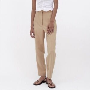 Zara NWT high waist seamed pants